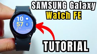 SAMSUNG Galaxy Watch FE How to Change Band [upl. by Meyers]