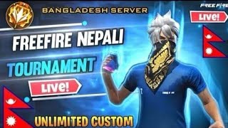 Nepali Garena Free Fire CUSTOM ROOM VS  BANGLADESH SERVER 🇳🇵 [upl. by Jobe356]