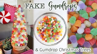 Fake Gumdrops  Gumdrop Trees amp Garland  Craftmas Day 5 [upl. by Elkcim972]