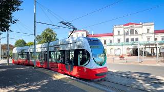 Modern Trams in Liepaja Latvia 🇱🇻  2024 [upl. by Toland]