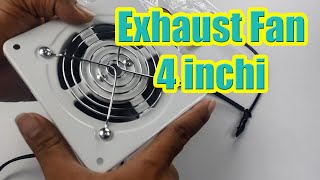 Review Exhaust Fan Kipas Dinding Ventilasi 4 inchi [upl. by Annaid]