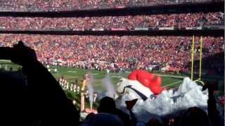 2012 AFC Playoff Game Broncos vs Steelers Broncos Player Intro HD [upl. by Gloriane507]