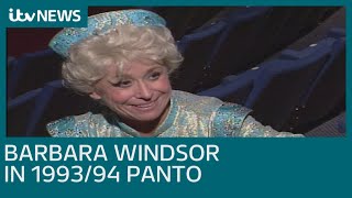 Barbara Windsor stars in 199394 Stevenage panto  ITV News [upl. by Luci350]