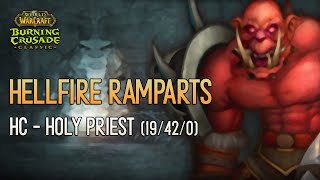 TBC Beta Hellfire Ramparts HC  Holy Priest [upl. by Brewster314]