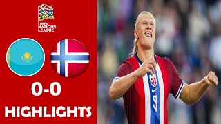 Kazakhstan vs Norway 00 Highlights  Nations League 2024 [upl. by Shargel321]