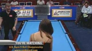 Billiards Pool US Open 9Ball Championship ImmonenPaez [upl. by Rumpf]