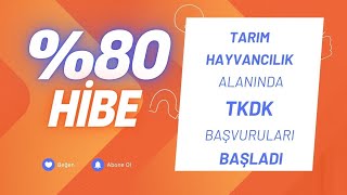 Hayvancılığa 80 kadar Hibe Başvurusu başladı [upl. by Queridas]