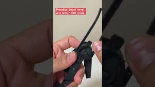 HOW TO INSTALL AND DETACH PROPELLER GUARDS E88 DRONE [upl. by Herbert53]