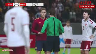 Spain vs Denmark  UEFA Nations League 2024  eFOOTBALL PES21 Gameplay PLSL 685 [upl. by Edualc578]