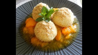 Topfenknödel mit Marillenröster [upl. by Marder]