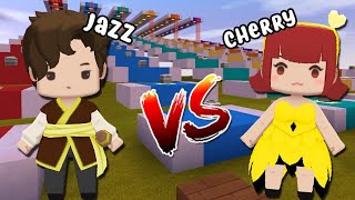 JAZZ VS CHERRY QUEM É MELHOR NO LUCKY BLOCK DO MINI WORLD [upl. by Anattar]