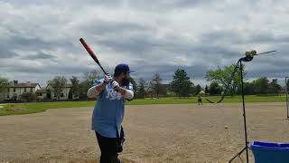 Louisville Slugger Apex Soft Toss Machine Test [upl. by Llywellyn909]