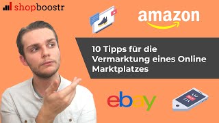 Online Marktplatz Marketing 10 Tipps für eine erfolgreiche Marketing Strategie [upl. by Urian159]