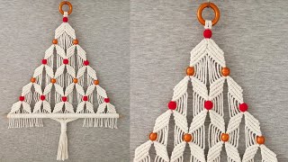 DIY 🎄 ARBOL🎄 de NAVIDAD en MACRAME paso a paso  DIY Macrame Christmas Tree Tutorial [upl. by Inoek975]