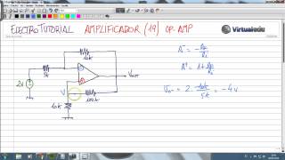 ElectroTutorial 371 Amplificador 19 OpAmp [upl. by Euqinu]