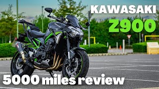 Kawasaki Z900 Ownership Review  5000 Miles [upl. by Ycnuahc51]