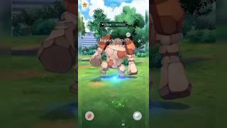 Regirock raid Pokemon go subscribe channel shots video Pokemon go pokemon youtubeshorts [upl. by Ogirdor479]