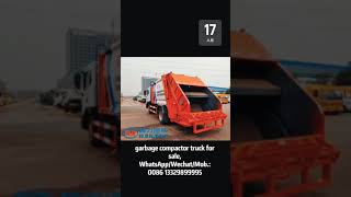 China dongfeng D9 12cbm garbage compactor truck for Philippines [upl. by Orestes]