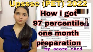 How to prepare for upsssc PET exam 2022 in one month 1 month strategy [upl. by Air]