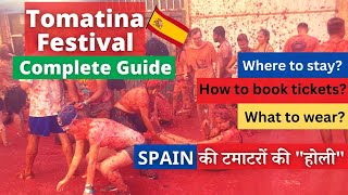 Tomato festival Spain 2023  La Tomatina Complete Guide  Tomatina Festival Spain Zindagi na milegi [upl. by Anaxor]