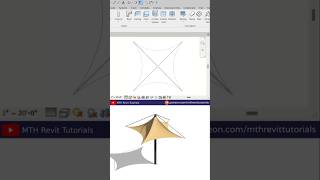 Modeling Tensile Structure in Revit Tutorial revittutorials bim revit [upl. by Merat]