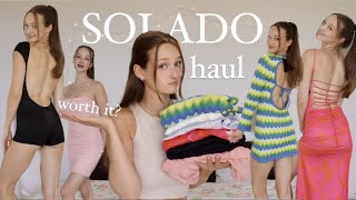 Honest SOLADO tryon haul  so many dresses [upl. by Arleta623]