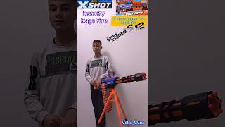 Какая скорострельность бластера Xshot Rage Fire vetalguns shorts zurutoys nerfblaster xshot [upl. by Nelehyram]