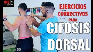 COMO CORREGIR LA POSTURA DE LA ESPALDA ENCORVADA CON EJERCICIOS CORRECTIVOS [upl. by Aroz981]