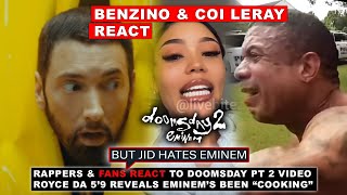 Coi Leray And Benzino React to Eminem Doomsday Pt 2 Internet Reacts Royce Reveals Eminem Been Busy [upl. by Papotto697]