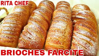 BRIOCHES FARCITE⭐RITA CHEF  Soffici e super golose [upl. by Akihc]