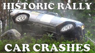 Historic Rally Cars Crash Compilation HD [upl. by Heyde440]