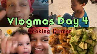 Vlogmas Day 4 A NYC MOM of 5 Just a cooking Vloggy vlog A little chitchat about my health 🎄♥️ [upl. by Leima]