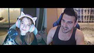 Ελληνίδα streamer το παίζει Γερμανίδα Μου την έφερε [upl. by Lurette421]