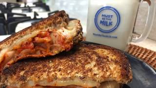 Kimchi Grilled Cheese Recipe [upl. by Clausen]