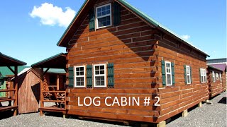 LOG CABIN TOUR  2 SHIPSHEWANA INDIANA [upl. by Gennie]