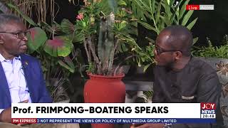 Professor FrimpongBoateng speaks live on JoyNews over his arrest by the Special Prosecutor [upl. by Heyes384]