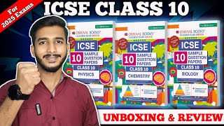 Oswaal Sample Papers ICSE Class 10 2025  Unboxing amp Review 📝 Best Sample Paper Class 10 2025 ICSE [upl. by Jerrine]