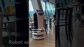 Robot waiter in the airport osloairport robotwaiter [upl. by Demeyer]