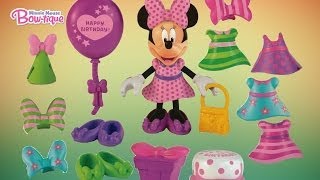 Disney Junior Mickey Mouse Clubhouse Minnie Mouse Bow tique Birthday Bow tique Set [upl. by Ardnossac]