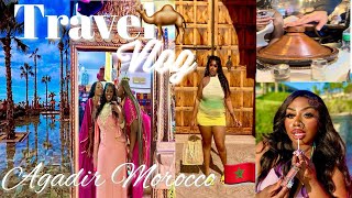 MOROCCO TRAVEL VLOG PART 1 EXPLORING AGADIR BEACHES GOING INTO THE CITY  GIRLS TRIP 🌸 [upl. by Greeson]