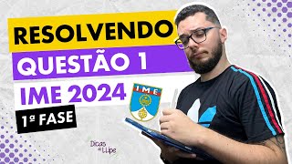 IME 1a Fase 20232024  Questão 1 [upl. by Nanek18]