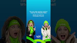 Vox Weather Launches their WhatsApp Channel 🌦️📲 [upl. by Caressa592]