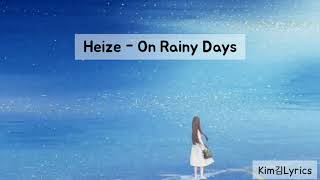 Heize  On Rainy Days 비가 오는 날엔 Blue Birthday OST Sub Indonesia Lyrics musik korea [upl. by Mendes]