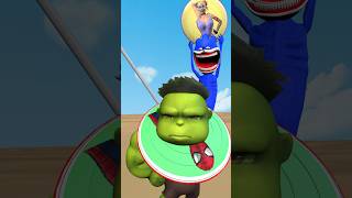 Super strength of Hulk gtaspiderman cartoonspiderman hulk [upl. by Kcitrap]