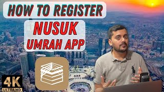 How to Register for Nusuk Formerly Eatmarna for Umrah Permit in 20222023 [upl. by Tu160]