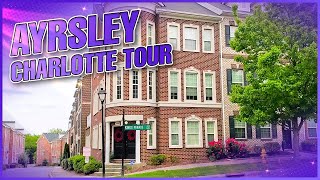 Ayrsley Neighborhood Tour  Charlotte NC  Walkable amp Convenient [upl. by Abeh]