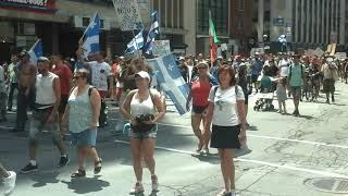 8 août manifestation à Montréal 100 000 manifestants [upl. by Midas601]