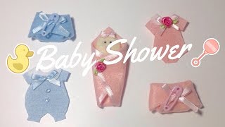 DISTINTIVOS PARA BABY SHOWER  DIY  MANUALIDADES PARA BABY SHOWER [upl. by Arbba]