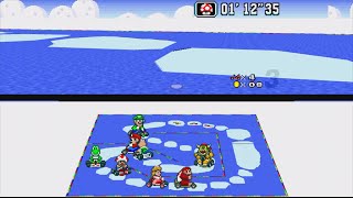 Super Mario Kart Hack Limited 14  in HD 169  SNES  bsnes [upl. by Koch]