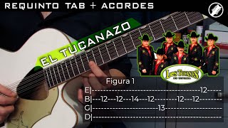 EL TUCANAZO  TUCANES DE TIJUANA  TUTORIAL REQUINTO TABS  ACORDES [upl. by Ilana]